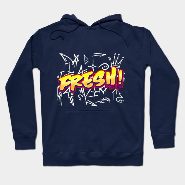 Urban Graffiti style Hoodie by Fahrenheit123